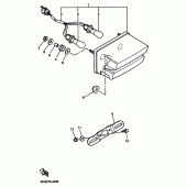 Схема вузла: Задний фонарь (Стоп-сигнал) Yamaha XJR1200