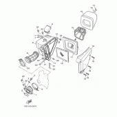 Схема вузла: Впускна система Yamaha TTR230 TT-R230