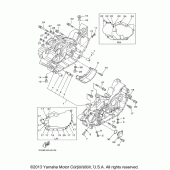 Схема вузла: Картер двигуна Yamaha XV1700 Road Star S