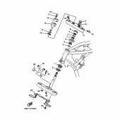 Схема узла: Рулевой механизм Yamaha XVS1100 Drag Star Classic