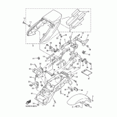 Схема узла: Крыло Yamaha XJR1300