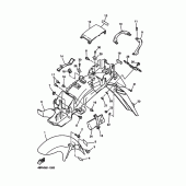 Схема вузла: Крило Yamaha XJ600 Diversion (S-TYPE)