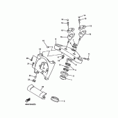 Схема вузла: Рульовий механізм Yamaha XVZ1300 Royal Star