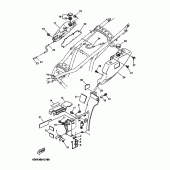Схема узла: Масляный бак Yamaha DT125 DT125R