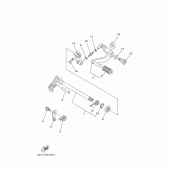 Схема узла: Вал переключения Yamaha XG250 TRICKER