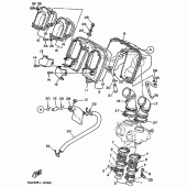 Схема узла: Впускная система Yamaha XTZ750 Super Tenere