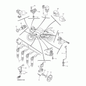 Схема вузла: Електроустаткування 1 Yamaha YZF-R6/ YZF600 R6