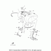 Схема узла: Топливный бак Yamaha XV1900 Raider