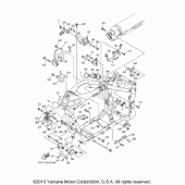 Схема узла: Рама Yamaha XV1900 Stratoliner