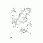 Схема узла: Рама Yamaha YP250 X-MAX