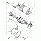 Схема узла: Стартер электрический Yamaha XJ600 Diversion (Naked)
