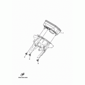Схема вузла: Панель приладів Yamaha FZ10/MTN1000 MT-10 SP