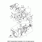 Схема вузла: Фара Yamaha XV1900 Raider