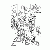 Схема узла: Топливный бак Yamaha XV1700 Road Star