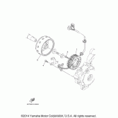 Схема узла: Генератор Yamaha XT250 XT250