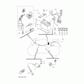 Схема вузла: Електроустаткування 1 Yamaha YZF-R125