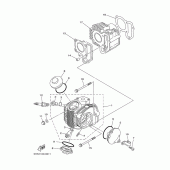 Схема вузла: Головка циліндра Yamaha TTR90 TT-R90
