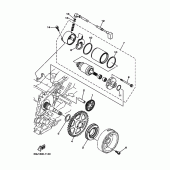 Схема вузла: Привід стартера Yamaha XP500 T-MAX