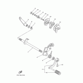 Схема вузла: Вал перемикання Yamaha TTR50 TT-R50
