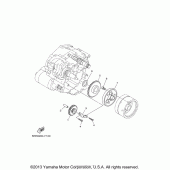 Схема узла: Привод стартера Yamaha TTR125 TT-R125