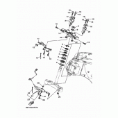 Схема вузла: Рульовий механізм Yamaha FZ10/MTN1000 MT-10