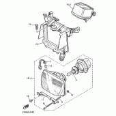 Схема вузла: Опція (ЕЛЕКТРИК) Yamaha XT600 XT600