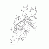 Схема узла: Крыло Yamaha XJ600 Diversion (S-TYPE)