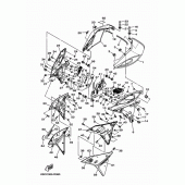 Схема узла: Облицовочные элементы Yamaha MT09/ MTN850 MT-09 Tracer