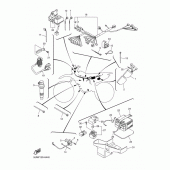 Схема вузла: Електроустаткування 1 Yamaha WR250 WR250F