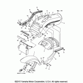 Схема вузла: Крило Yamaha XV1900 Raider