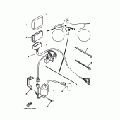 Схема вузла: Електроустаткування 1 Yamaha YZ250 YZ250