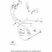 Схема узла: Руль и Тросики Yamaha XV1600 Road Star Silverado