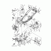 Схема вузла: Рама Yamaha YP400 Grand Majesty