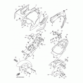 Схема узла: Крыло Yamaha FZ8 FZ8 FAZER