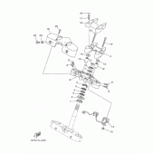 Схема узла: Рулевой механизм Yamaha XV1900 Roadliner S