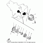 Схема вузла: Масляний насос Yamaha YZF600R Thundercat