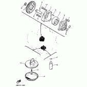 Схема вузла: Масляний насос Yamaha XJ600 Diversion (S-TYPE)