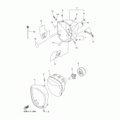 Схема вузла: Фара Yamaha XVS1300 V-Star Classic