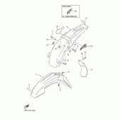 Схема вузла: Крило Yamaha WR400F