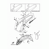 Схема узла: Крыло Yamaha YZ125