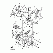 Схема узла: Рама Yamaha FZ6 FZ6 (Naked)