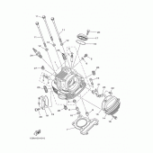 Схема вузла: Головка циліндра Yamaha TTR230 TT-R230