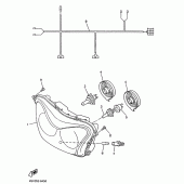 Схема вузла: Фара Yamaha YZF1000R Thunderace