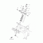 Схема узла: Рулевой механизм Yamaha XTZ1200 Super Tenere