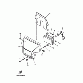 Схема узла: Фара Yamaha TT-R250 TT-R250