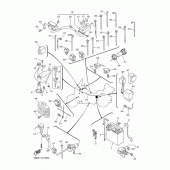 Схема узла: Электрооборудование 1 Yamaha XVZ1300 Royal Star Venture S