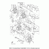 Схема вузла: Карбюратор Yamaha YZF600R Thundercat