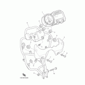 Схема вузла: Панель приладів Yamaha XT660 XT660Z Tenere