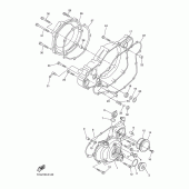 Схема узла: Крышки картера 1 Yamaha WR450F