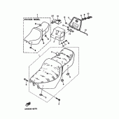 Схема вузла: Сидіння Yamaha XV1100 Virago Special